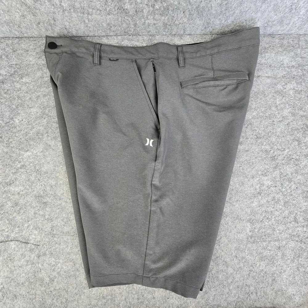 Hurley Shorts Mens 40 Gray Hybrid Walk Chino Stretch Casual Golf Performance